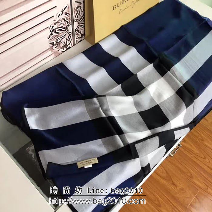 BURBERRY巴寶莉原單 獨家正品 皇室御用真絲圍巾  LLWJ6099